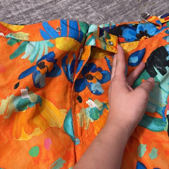 Polo Ralph Lauren Floral Monaco Tunk Trunk Swimming
Shorts Camarat Sz 38 Orange - Picture 6 of 13